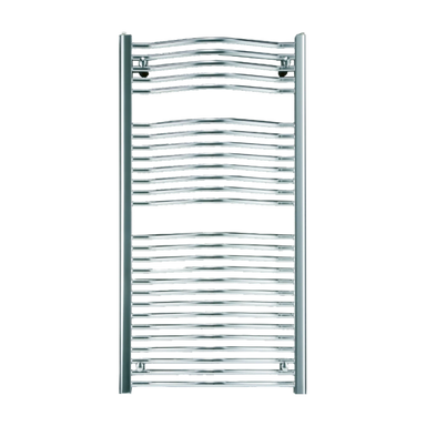 Eucotherm Bacchus Chrome Towel Radiator, clear background image