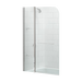 Merlyn 2 Panel Curved Bath Screen, clear background image