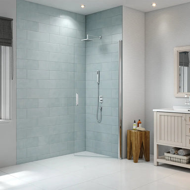 Merlyn 8 Series Frameless Pivot Shower Door single, inward