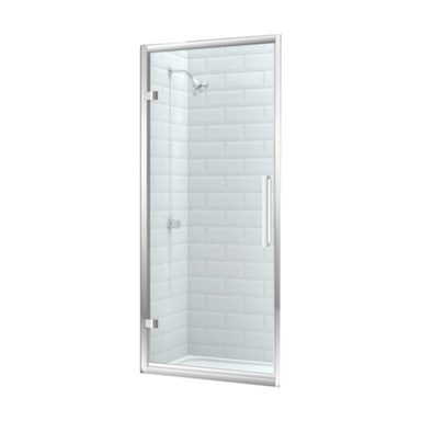 Merlyn 8 Series Hinged Shower Door clear background