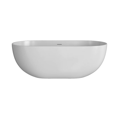 Tissino Tanaro Freestanding Bath with or without Ledge Gloss White Finish size 1680mm x 780mm