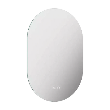 Cedro Backlit Mirror De-mister Single Touch Capsule 500x750mm, Clear background image