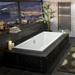 Tissino Lorenzo Premium Double Ended Acrylic Bath 1700x700mm, in a bathroom space
