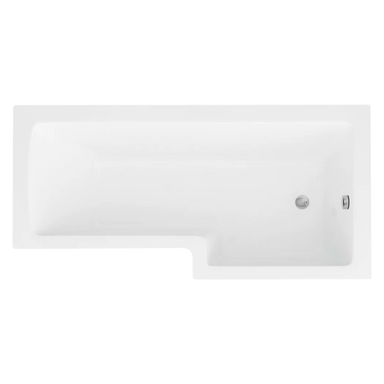 Tissino Lorenzo Premium Right Hand Shower Bath 1700x700mm, clear background image