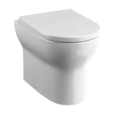 Tissino Nerola Nerola Rimless Back To Wall Pan wrapover toilet seat, clear background image