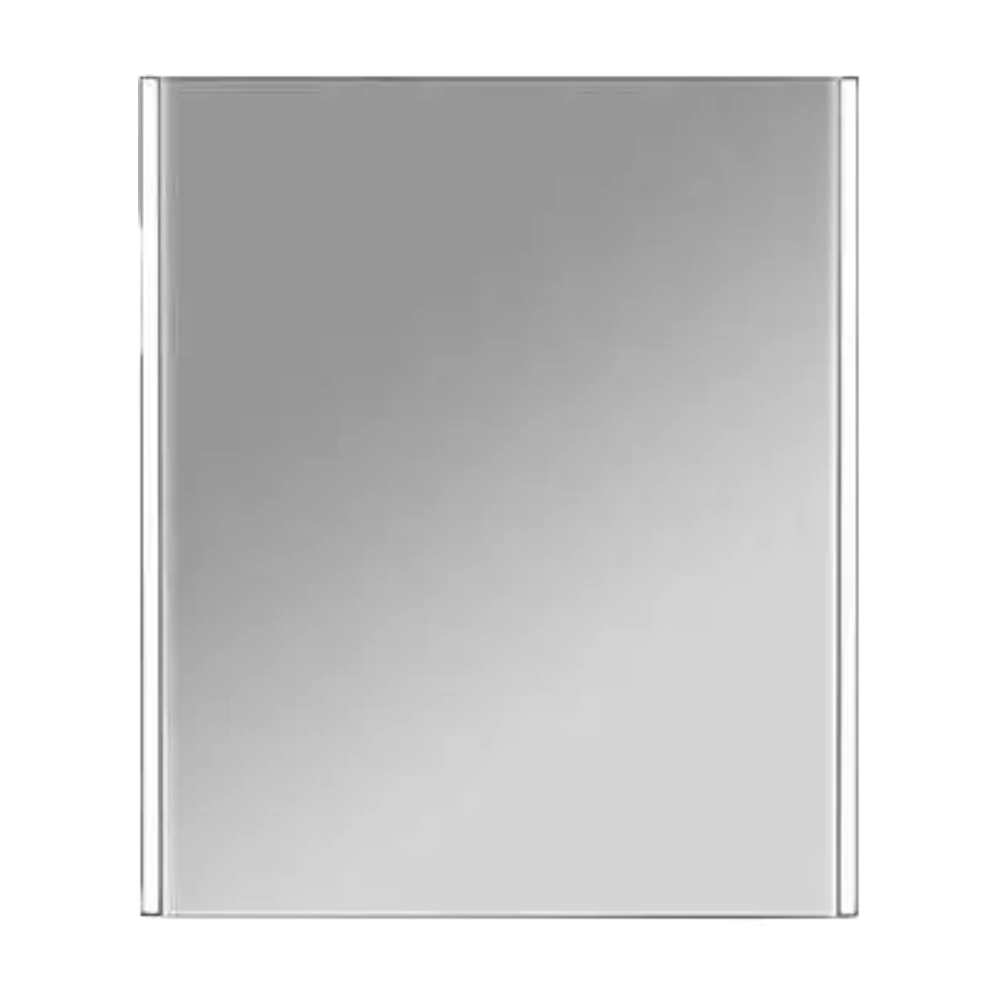 Tissino Netro Front Lit Mirror De-mister Double Touch Rectangular, led light on, clear background image