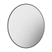 Tissino Terzo Backlit Matt Black Mirror De-mister Double Touch Circular 800mm, clear background image
