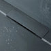 Tissino Giorgio Lux Square/Rectangular Slate Shower Tray, W 900mm graphite close up with water