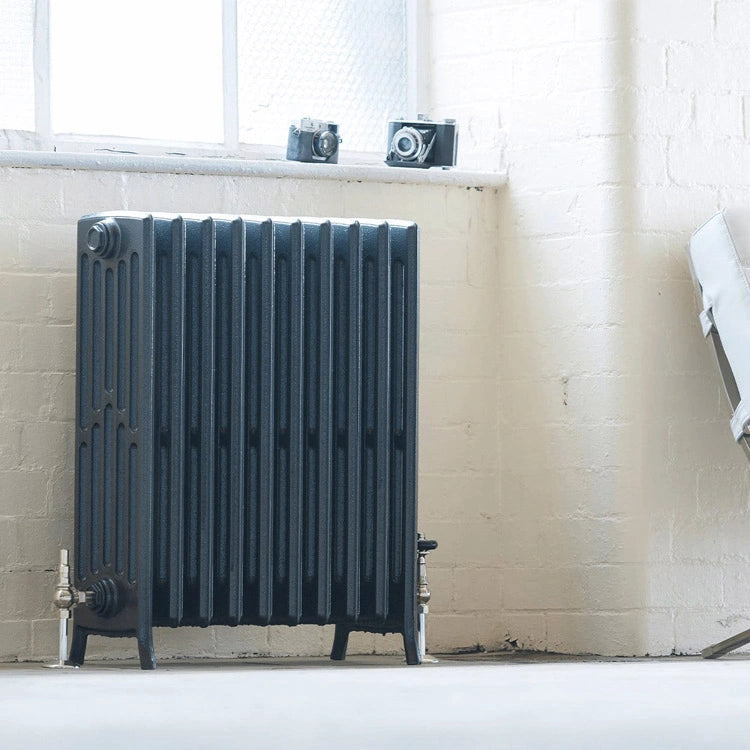 Arroll Edwardian 6 Column Cast Iron Radiator in a living space