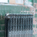 Arroll Rococo 1 Column Cast Iron Radiator, decorative close up top of rad