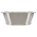 BC Designs Tin Copper Roll Top Bathroom Wash Basin 530mm x 345mm
