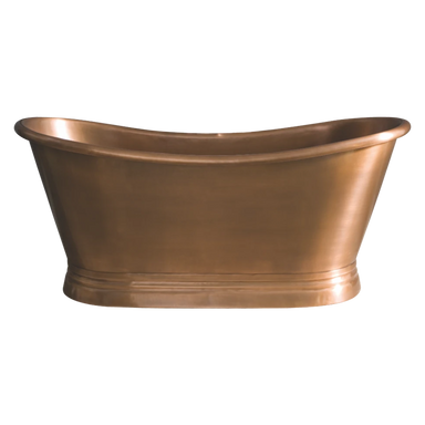 BC Designs Antique Copper Roll Top Boat Bath in size 1700mm x 725mm BAC046