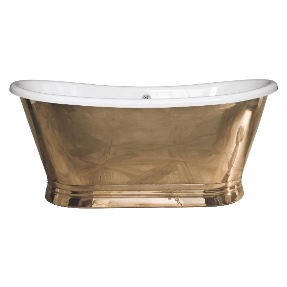 BC Designs Copper-Enamel Bath, Roll Top Bathtub 1500x725mm