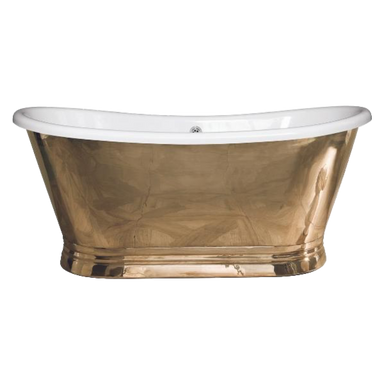 BC Designs Copper-Enamel Bath, Roll Top Bathtub 1700x725mm