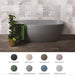 BC Designs Verdicio Freestanding Cian Bath, ColourKast 1680x700mm