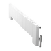 Carisa Elvino Floor Aluminium Horizontal Radiator, clear background image