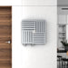 Carisa Keops Stainless Steel Radiator in a living space
