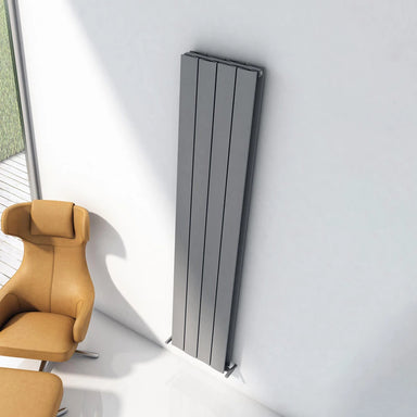 Carisa Moscow Vertical Aluminium Radiator, in a living space