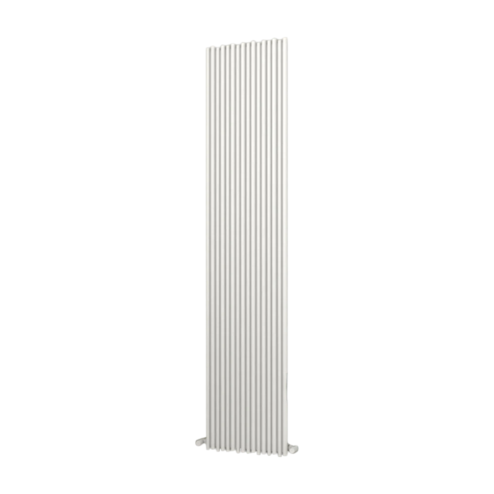 Carisa Pipette Vertical Aluminium Radiator white, clear background image