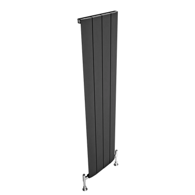 Carisa Slim Vertical Aluminium Radiator, clear background image