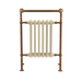 Carron Broughton Cast Iron Towel Radiator front facing with copper rail and buttermilk cast iron integral radiator