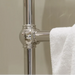 nickel close up of the Carron Colossus Horse Towel Radiator