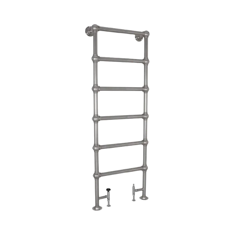 largest size Carron Colossus Towel Radiator Floor Mounted large towel rail in size 1800mm height x 650mm width in chrome finish with sku tow014