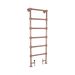 largest towel rail in the range the Carron Colossus Towel Radiator Floor Mounted 1800mm height x 650mm width in copper finish on clear background tow013