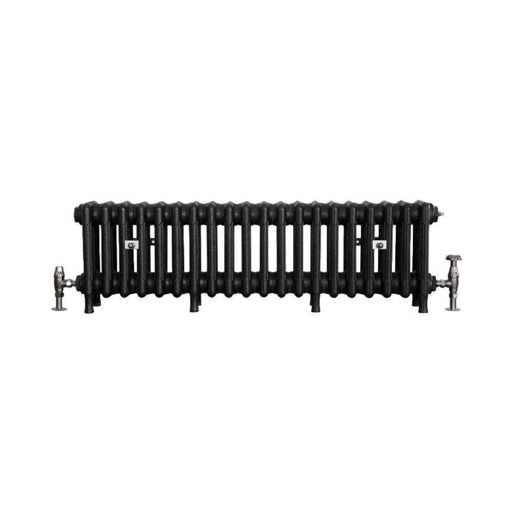 Carron Victorian 4 Column Cast Iron Radiator, Special Finishes 325mm Height showing front side clear background image