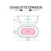 Charlotte Edwards Mayfair Acrylic Freestanding Bath, Double Ended Bathtub, 1800x860mm line drawing