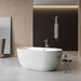 Charlotte Edwards Mayfair white Acrylic Freestanding Bath, Double Ended Bathtub- 1500x780mm 