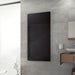 Eucotherm Glass Infrared Radiator, black in a bathroom space
