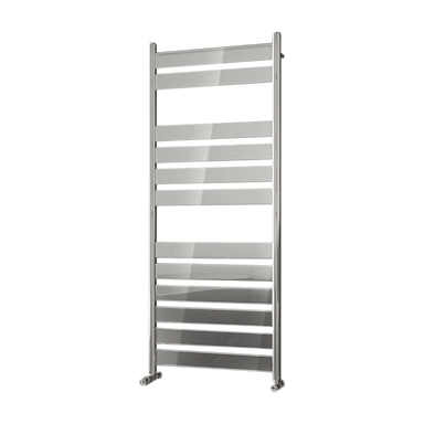 eucotherm heated towel ladder rail in size 1600mm x 500mm with clear background