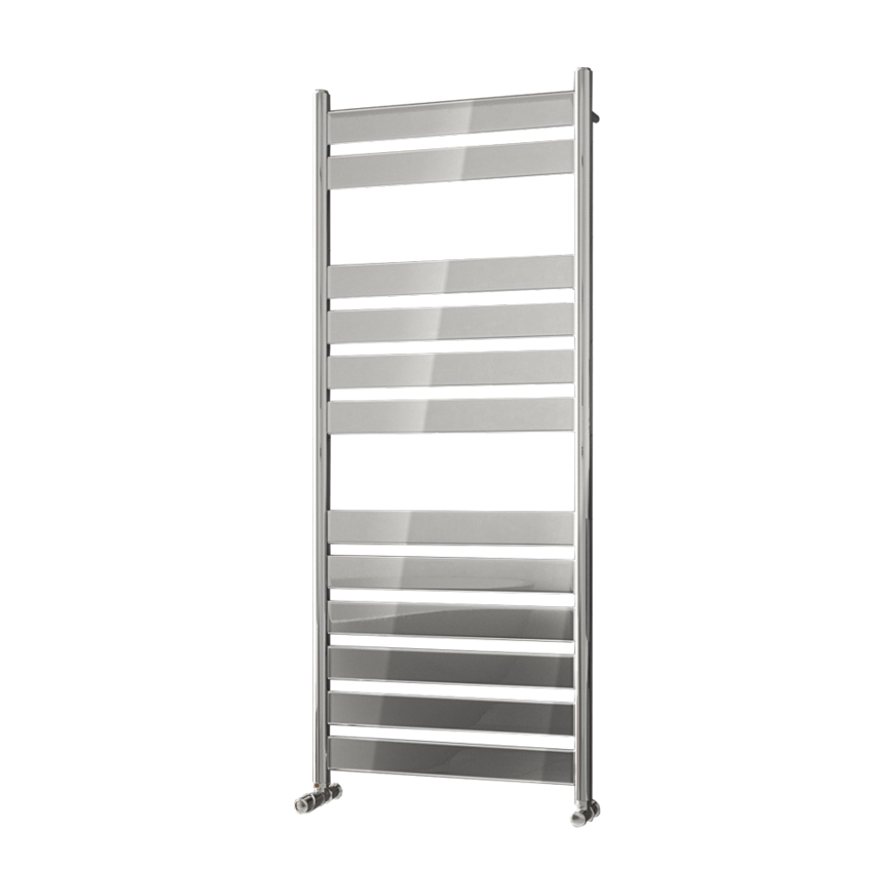 eucotherm designer radiator with a clear back in size 800mm x 500mm