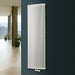 Eucotherm Corus Curved Radiator white, in a living space