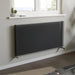 Eucotherm Corus Horizontal Duo Triangle Tube Radiators, anthracite in a living space