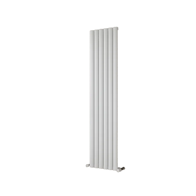 Eucotherm Delta Vertical Aluminium Radiator, white 1800x415mm clear background image