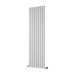 Eucotherm Delta Vertical Aluminium Radiator white, clear background image