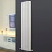 Eucotherm Mars Deluxe Vertical Flat Panel Radiator, white in a living space