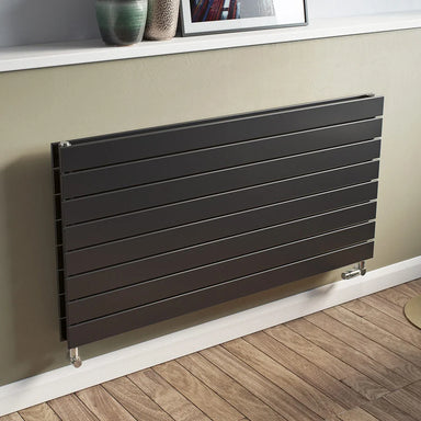 Eucotherm Mars Duo Horizontal Radiator, anthracite in a living space