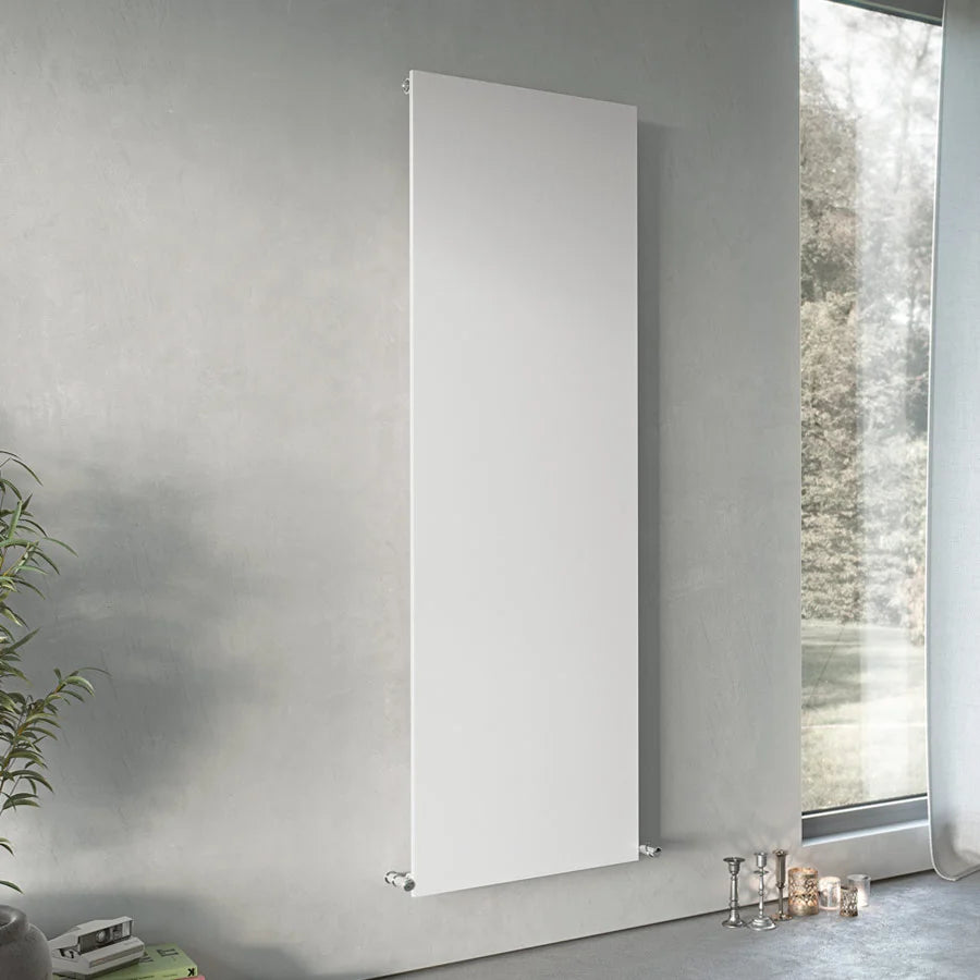 Eucotherm Mars Plus Vertical Radiator white, in a living space