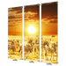 Eucotherm Mars Vitro Picture Triple Vertical Radiator, picture of zebra, clear background image