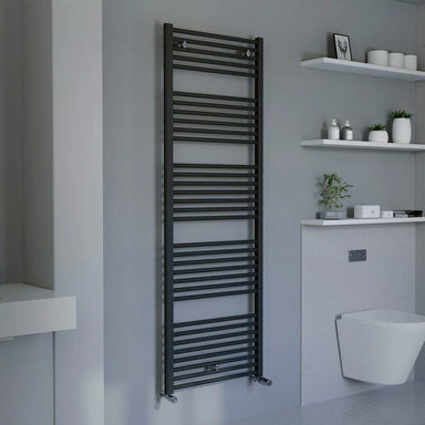 Eucotherm Primo Towel Radiator anthracite in a bathroom space