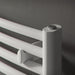Eucotherm Zeus Towel Radiator white, close up image