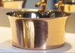 Hurlingham Copper-Nickel Round Tub Basin, Bathroom Wash Basin, 366x170mm close up