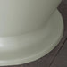 Hurlingham Cameo Freestanding Small Cast Iron Bath, Painted Roll Top Small Slipper Bathtub, 1400x740mm close up of the base