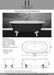 Hurlingham Dryden Small Freestanding Cast Iron Bath, Roll Top Painted Bathtub With Feet, 1530x770mm specification