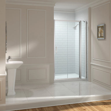 Merlyn 8 series sliding door left to right, including inline panel