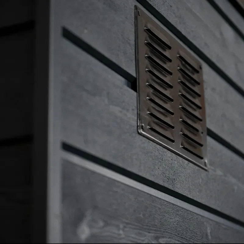 ventilation close up image of the saunum classic sauna