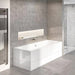 Tissino Londra Premium Double Ended Acrylic Bath 1700mm x 750mm lifestyle image within modern bathroom